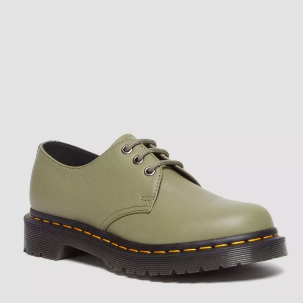 Dr. Martens Women's Olive Lace-Up Oxfords